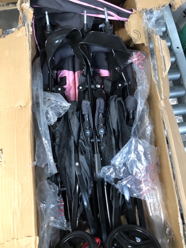 Photo 1 of Dream On Me Volgo Twin Umbrella Stroller, Pink