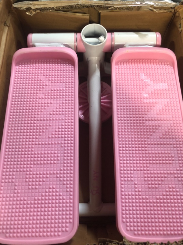 Photo 1 of **PARTS ONLY, DAMAGED AND NON-FUNCTIONAL** Sunny Health & Fitness Exercise Stepping Machine,