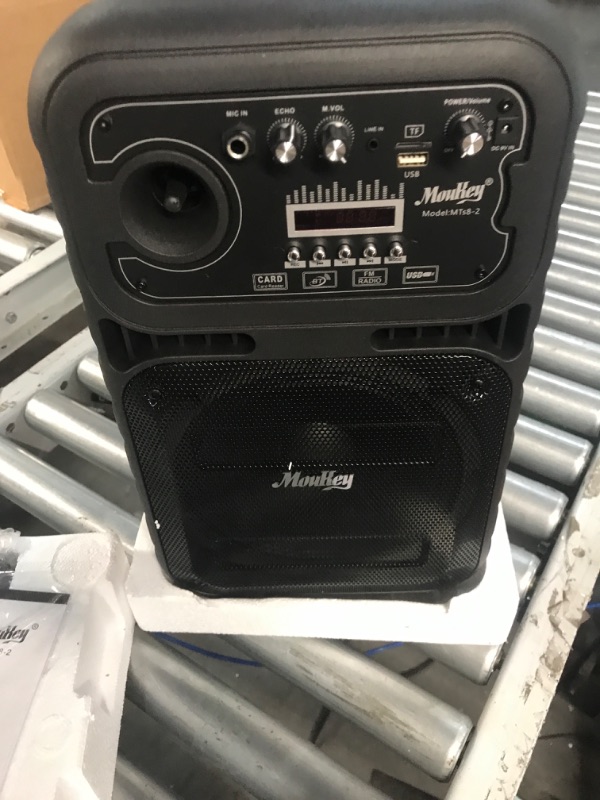 Photo 1 of Moukey Outdoor Speaker, Karaoke Machine with Wireless Microphone,
