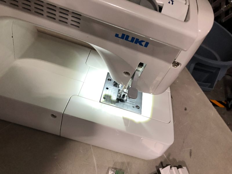 Photo 6 of ***DAMAGED - SEE NOTES***
JUKI HZL-F300 Sewing and Quilting Machine , White