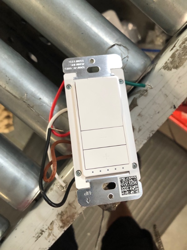 Photo 1 of Amazon Basics 3-Way Smart Dimmer Switch, Neutral Wire Required, 2.4 Ghz WiFi, Works with Alexa Standalone 3-Way Dimmer