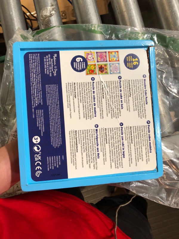 Photo 1 of **PARTS ONLY** Melissa & Doug Blue's Clues & You! Wooden Cube Puzzle (16 Pieces)