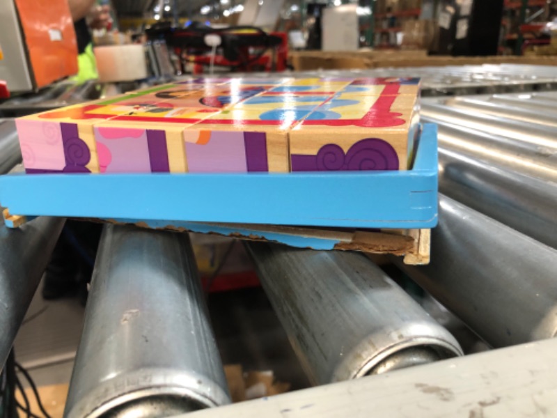 Photo 1 of **PARTS ONLY** Melissa & Doug Blue's Clues & You! Wooden Cube Puzzle (16 Pieces)