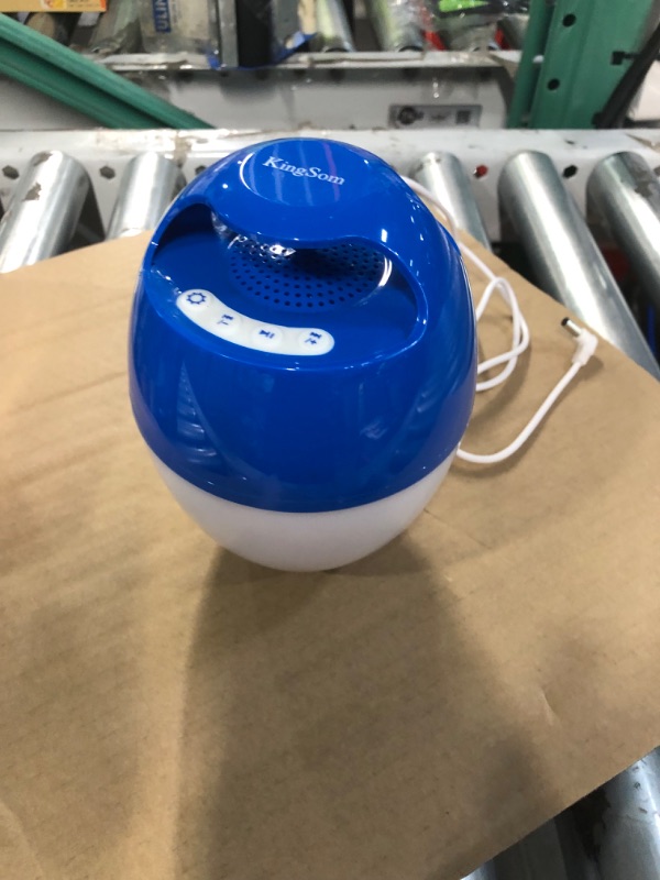 Photo 2 of Portable Bluetooth Pool Speaker,Hot Tub Speaker with Colorful Lights,IP68 Waterproof Floating Speaker,360° Surround Stereo Sound