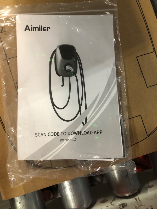 Photo 3 of Aimiler EV Charger Level 2, 48A 240V 11.5KW Smart Electric Vehicle Charger with NEMA 14-50P, 25ft-Cable ETL UL Listed Indoor/Outdoor Car Charging Station