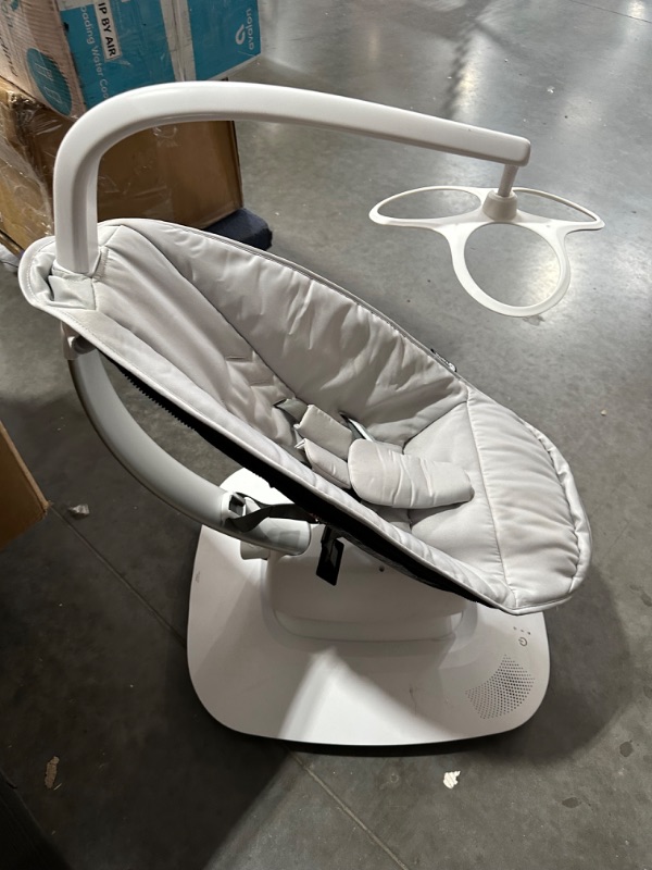 Photo 6 of 4Moms Mamaroo 4 Infant Swing - Classic Grey