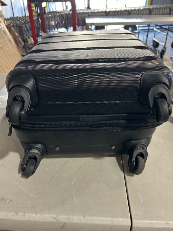 Photo 6 of **MISSING KEYS**
Samsonite Omni PC Hardside Expandable Luggage with Spinner Wheels, Carry-On 20-Inch, Black Carry-On 20-Inch Black