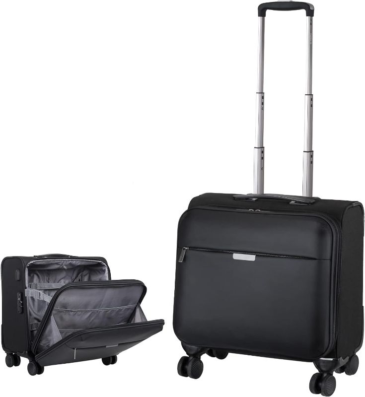 Photo 1 of ***USED - COVERED IN SCRATCHES***
Hanke 18 Inch Softside Airline Approved Carry On Luggage Suitcases with Wheels Lightweight