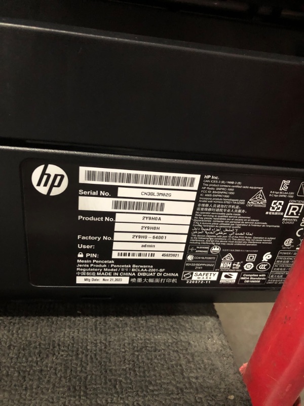 Photo 7 of [READ NOTES]
HP DesignJet T850 Large Format 36-inch Color Plotter Printer
