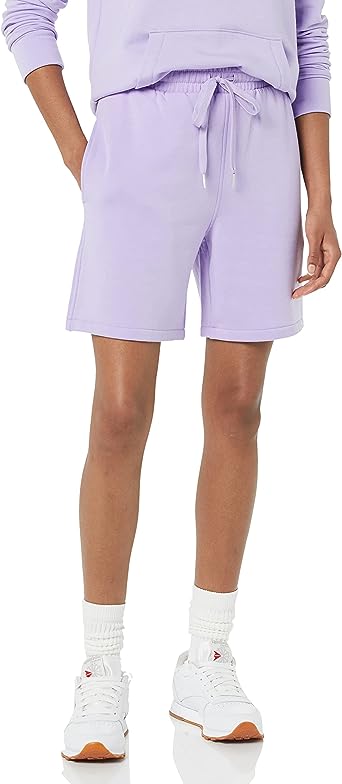 Photo 1 of Amazon Aware Women's One Sided Fleece Short (LAVENDER) Small
