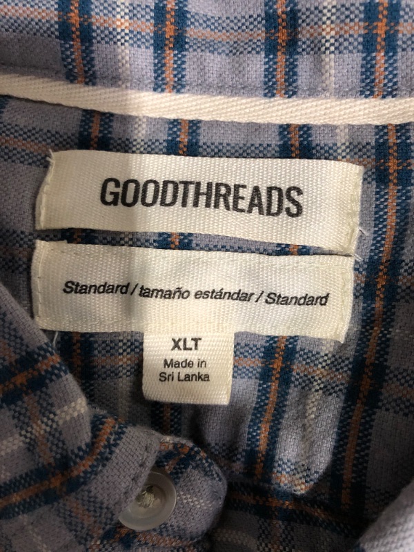 Photo 3 of * extra large tall *
Goodthreads Men's Standard-Fit Long-Sleeve Stretch Flannel XLT Grey
