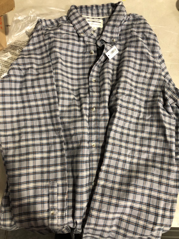 Photo 2 of * extra large tall *
Goodthreads Men's Standard-Fit Long-Sleeve Stretch Flannel XLT Grey
