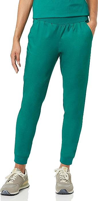 Photo 1 of Amazon Essentials Women's Slim Fit Jogger Scrub Pant TEAL GREEN 4X