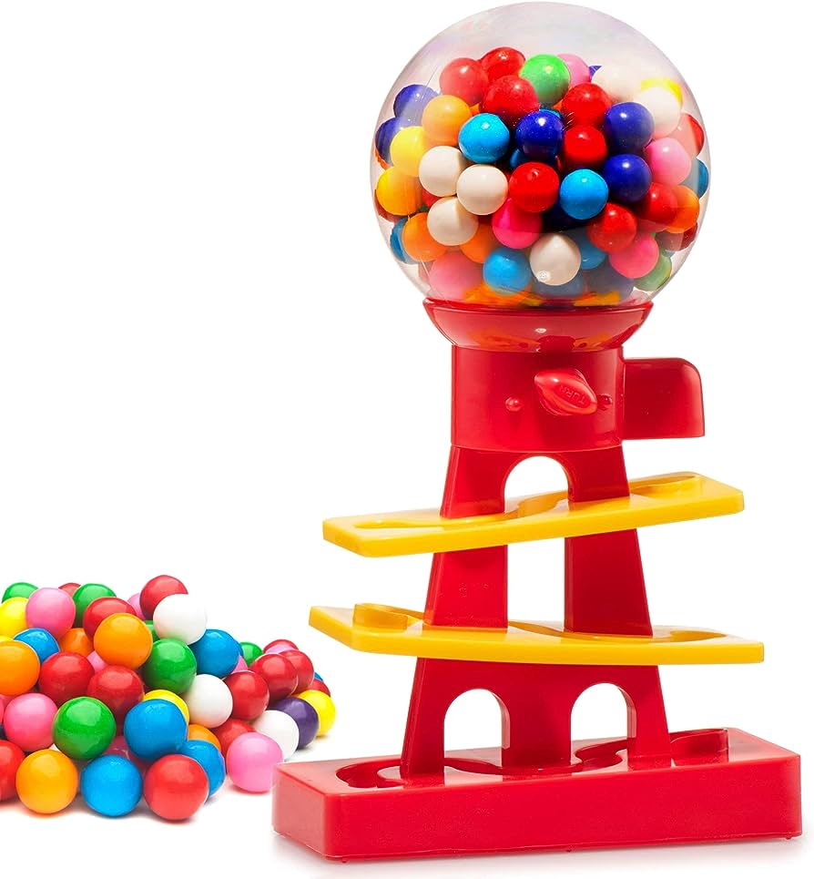 Photo 1 of [Notes] Tower Gumball Machine for Kids - 10" Gum Machine and Toy Bank 