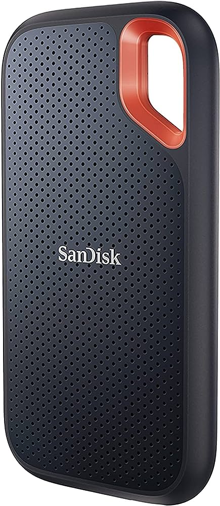 Photo 2 of SanDisk 4TB Extreme Portable SSD - Up to 1050MB/s - USB-C, USB 3.2 Gen 2 - External Solid State Drive - SDSSDE61-4T00-G25