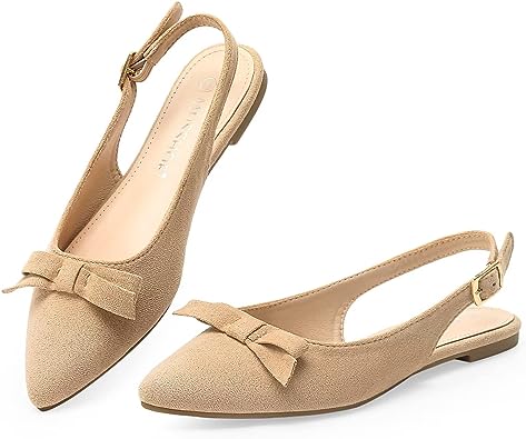 Photo 1 of Musshoe Women's Flats Slingback Flats 9 Beige Suede