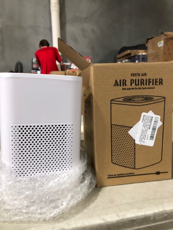 Photo 2 of Air Purifier-Air Purifiers for Bedroom-Air Purifiers for Home-Hepa Air Purifier-Air Cleaner Living Room -Indoor Air Purifiers (O2 air purifier [white] + HEPA filter element)