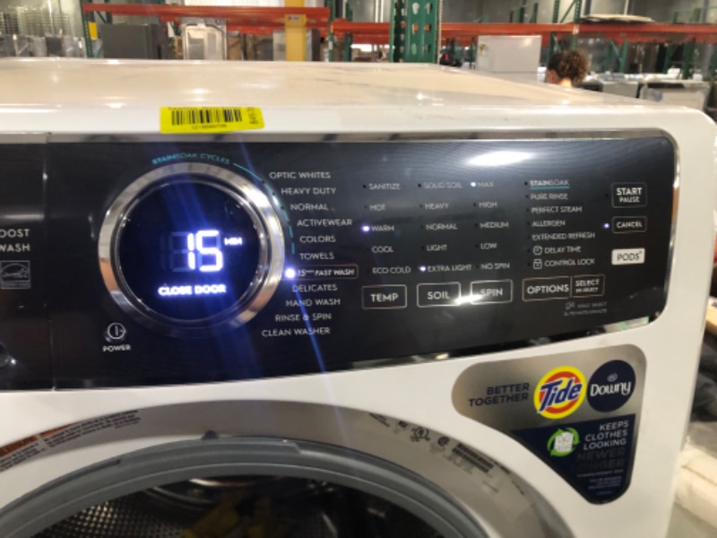 Photo 11 of [POSSIBLE LEAKs]
Front Load Perfect Steam™ Washer with LuxCare® Plus Wash and SmartBoost® - 4.5 Cu. Ft.
