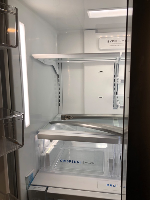 Photo 8 of Frigidaire 23.3-cu ft 36-in Counter-depth French Door Refrigerator with Ice Maker (Fingerprint Resistant Stainless Steel) ENERGY STAR