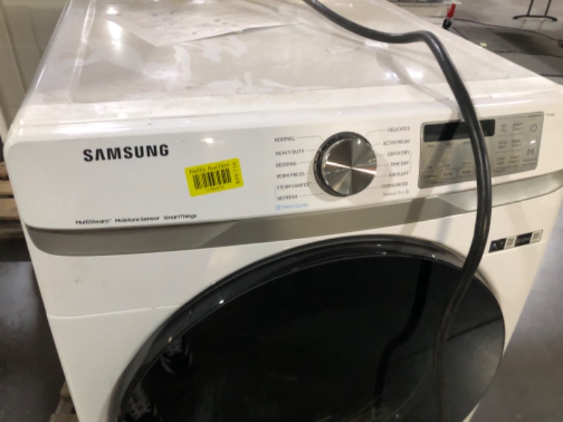 Photo 2 of 7.5 cu. ft. Smart Electric Dryer with Steam Sanitize+ in White