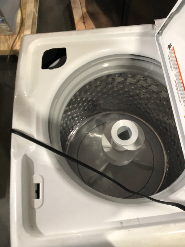 Photo 1 of GE® 4.5 cu. ft. Capacity Washer with Stainless Steel Basket