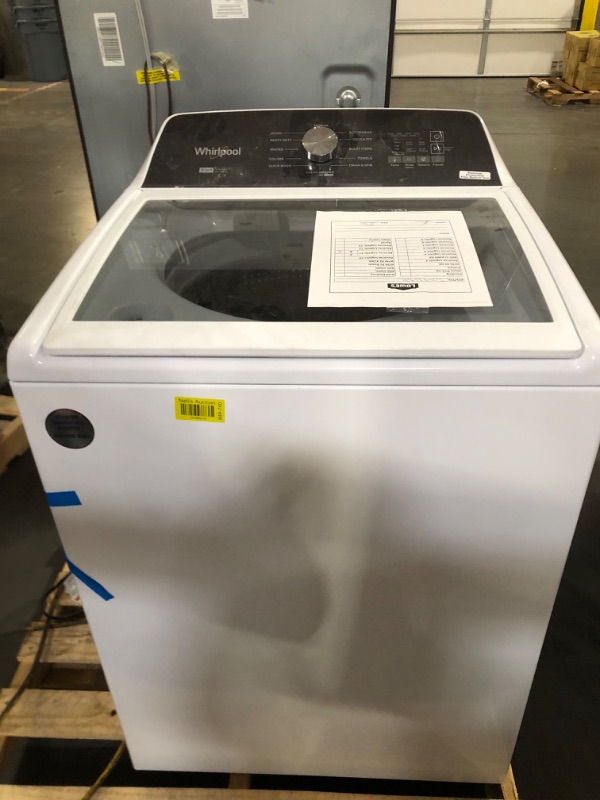 Photo 5 of ***USED - POWERS ON - UNABLE TO TEST FURTHER***
White 2 in 1 Removable Agitator 4.7-cu ft High Efficiency Impeller and Agitator Top-Load Washer (White)