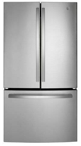 Photo 1 of GE® ENERGY STAR® 27.0 Cu. Ft. Fingerprint Resistant French-Door Refrigerator