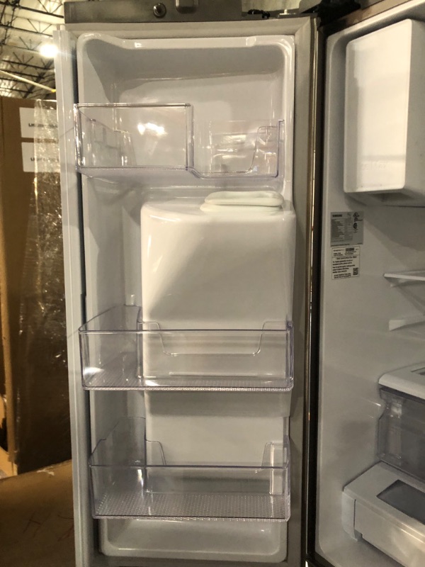 Photo 15 of 27 cu. ft. Large Capacity 3-Door French Door Refrigerator with Dual Ice Maker in Stainless Steel