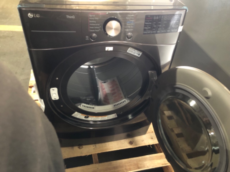 Photo 2 of 7.4 cu. ft. Ultra Large Capacity Smart wi-fi Enabled Front Load Electric Dryer with TurboSteam™ and Built-In Intelligence