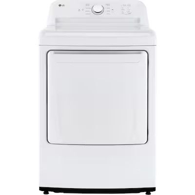 Photo 1 of LG 7.3-cu ft Electric Dryer (White) ENERGY STAR