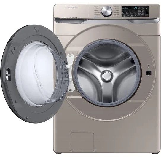 Photo 1 of 7.5 cu. ft. Smart Electric Dryer with Steam Sanitize+ in Champagne