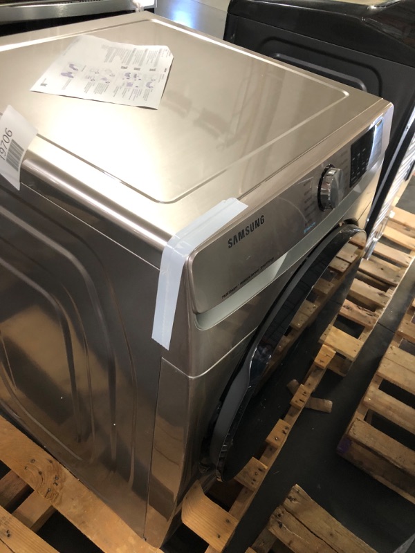 Photo 1 of 7.5 cu. ft. Smart Electric Dryer with Steam Sanitize+ in Champagne