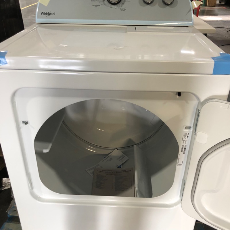 Photo 3 of Whirlpool 7-cu ft Electric Dryer (White)
