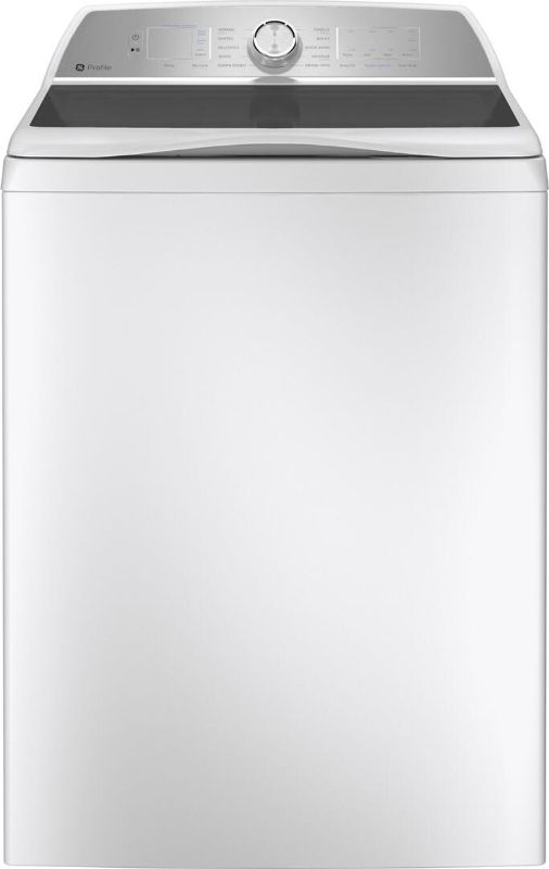 Photo 1 of **USED, UNABLE TO TEST FULLY POWERS ON  GE Profile 28" Smart 5.0 cu ft Top Load Washer - White