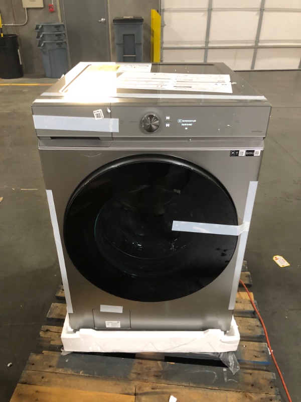 Photo 3 of SAMSUNG WF53BB8700AT 5.3 Cu. Ft. Stainless Steel Ultra Capacity Front Load Smart Washer