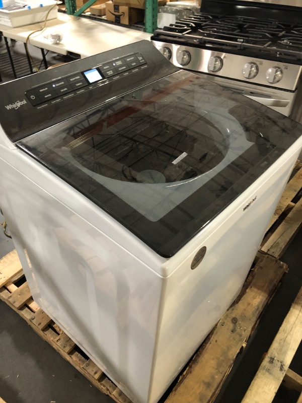 Photo 9 of [READ NOTES]
Whirlpool 4.7-cu ft High Efficiency Agitator Top-Load Washer (White)