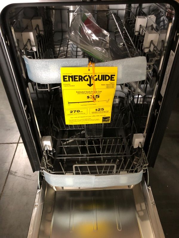 Photo 8 of ***BRAND NEW*** Frigidaire 18" Built-In Dishwasher, Dimensions: (Height: 32 1/2", Width: 18", Depth: 24")