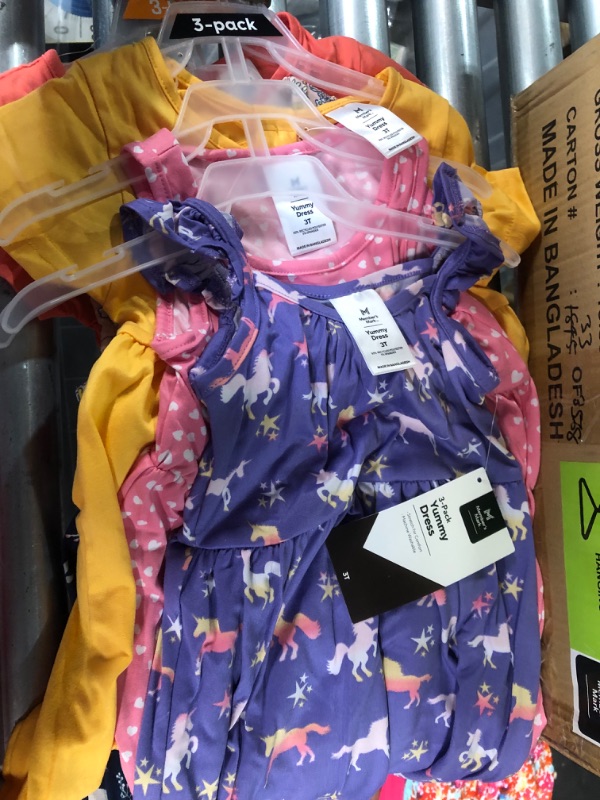 Photo 1 of ****2 PACK OF 3****Member's Mark Girl's 3-Pack Stretch Yummy All Occasion Dresses SIZE 7