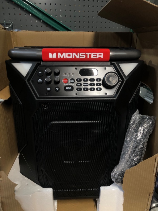 Photo 2 of Monster Rockin' Roller 270 Portable Indoor/Outdoor Wireless Speaker, 200 Watts