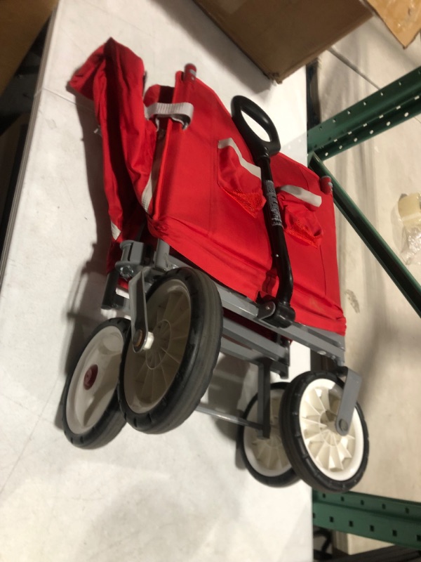 Photo 8 of ***USED AND DIRTY - MINOR DAMAGE - SEE PICTURES***
Radio Flyer 3-in-1 EZ Folding Wagon Ride Red