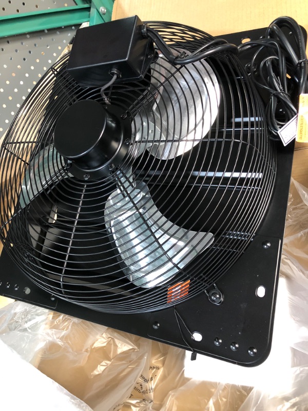 Photo 2 of (USED) VEVOR Shutter Exhaust Fan, 14'' with Temperature Humidity Controller