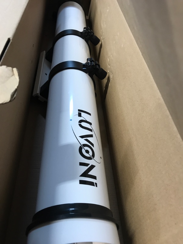 Photo 2 of LUVONI Telescope, 90mm Aperture 900mm Telescopes for Adults Astronomy with Fine-tuning AZ Tripod