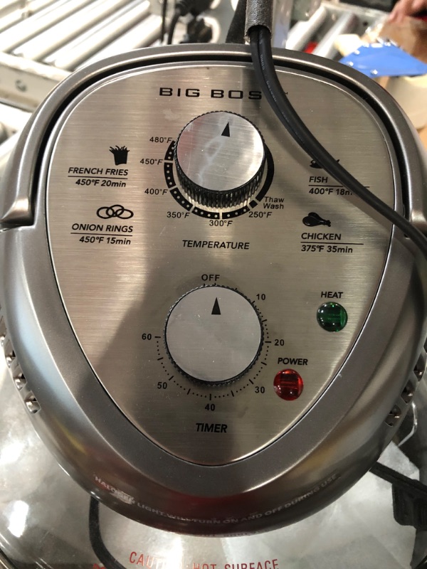 Photo 2 of Big Boss Air Fryer, Super Sized 16 Quart Large Air Fryer Oven Glass Air Fryer