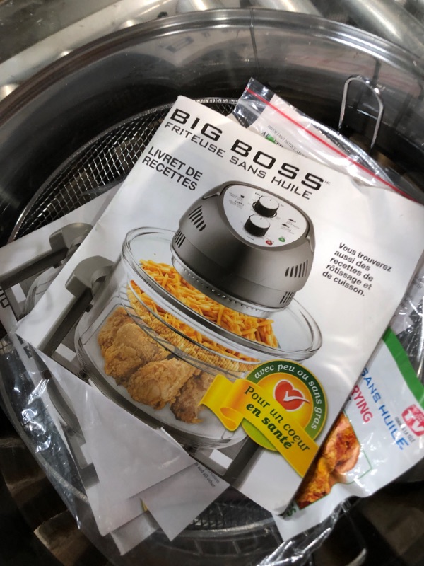 Photo 5 of Big Boss Air Fryer, Super Sized 16 Quart Large Air Fryer Oven Glass Air Fryer