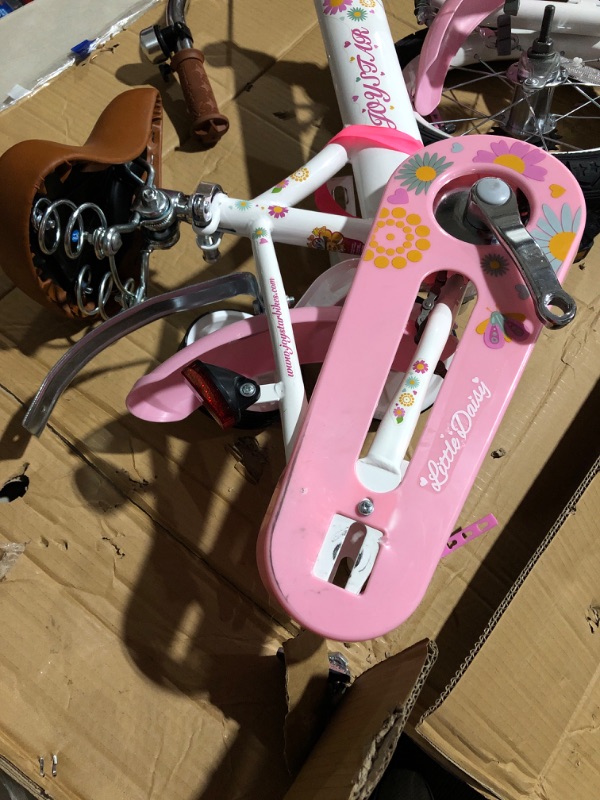 Photo 3 of * used item * incomplete * missing pieces *
Glerc Maggie Kids Girls Pink Bike with Basket 