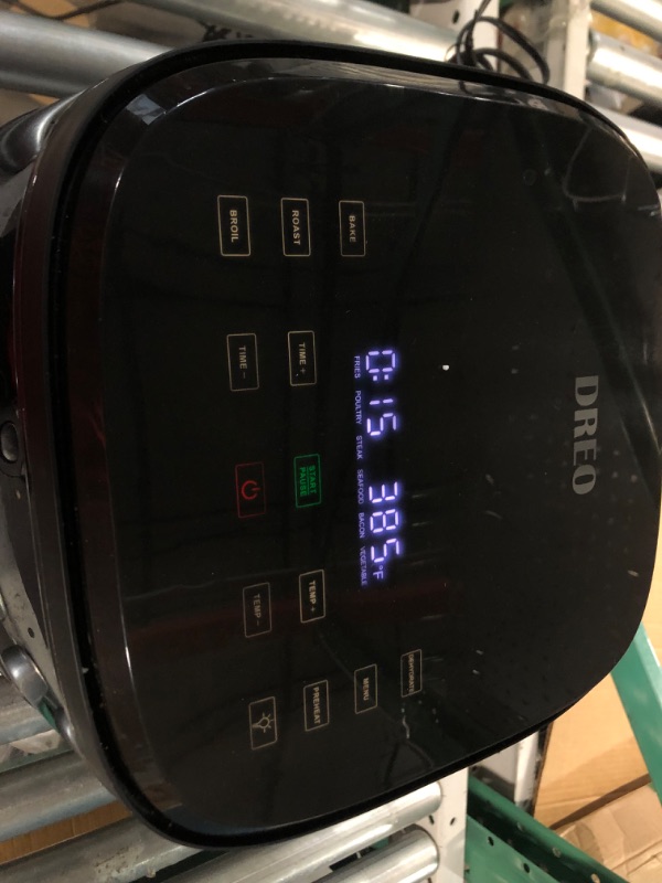 Photo 4 of **USED/DIRTY, MISSING BOTTOM RACK** Dreo Air Fryer Pro Max, 11-in-1 Digital Air Fryer Oven Cooker 