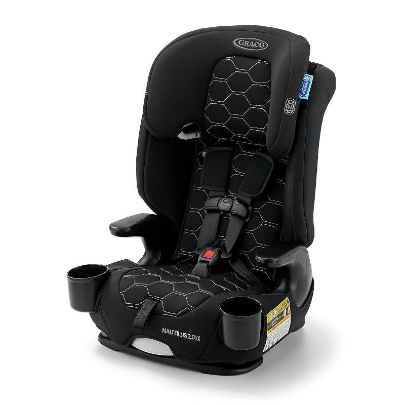 Photo 1 of **USED/DIRTY** Graco Nautilus 2.0 LX 3-in-1 Harness Booster Car Seat ft. InRight Latch, Hex