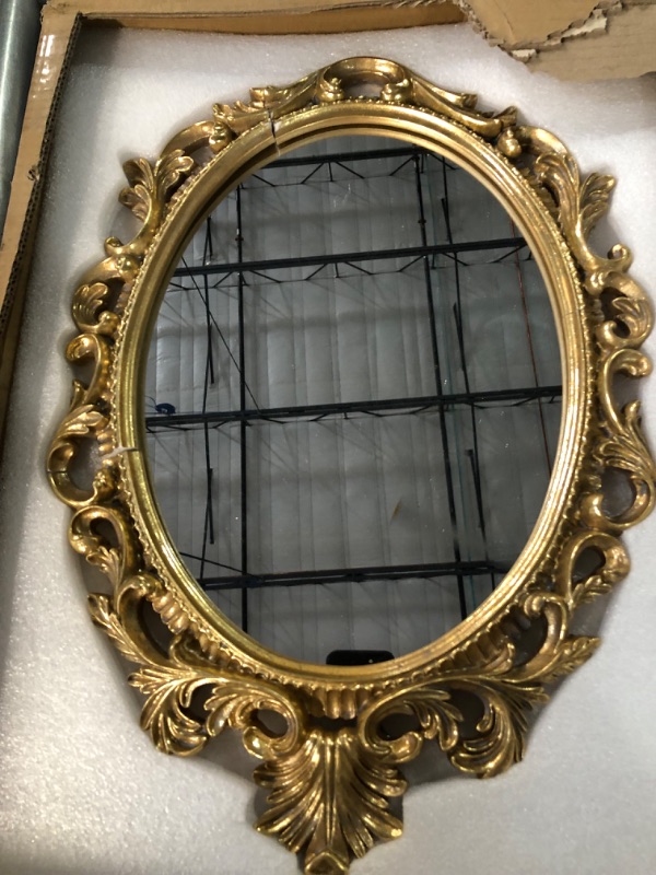 Photo 3 of **PARTS ONLY**
SIMON'S SHOP Oval Mirror Baroque Style