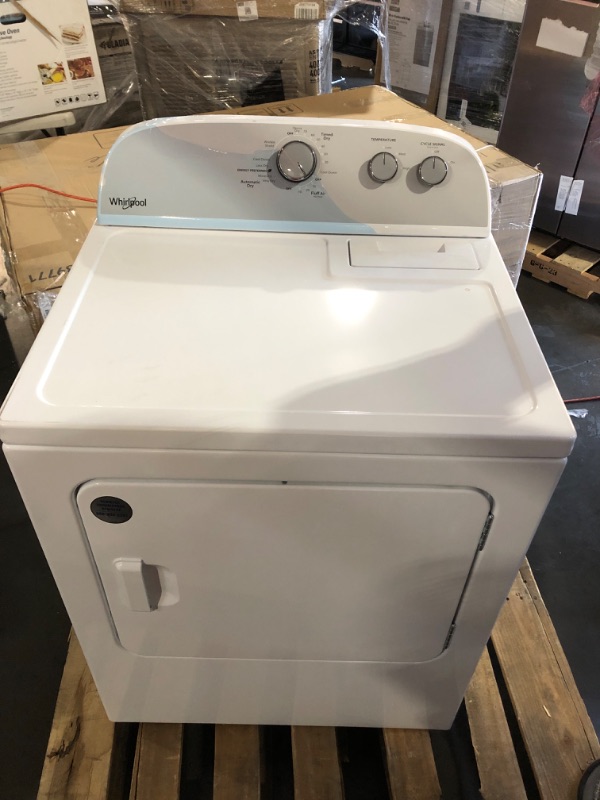 Photo 2 of **SEE NOTES** Whirlpool 7.0 cu.ft Top Load Electric Dryer with AutoDry WED4815EW - White