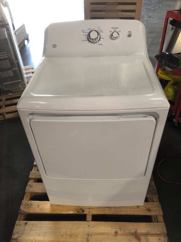 Photo 2 of GE 7.2-cu ft Electric Dryer (White)